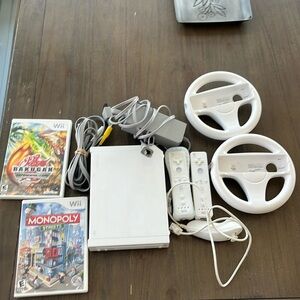 Wii + controllers + Games